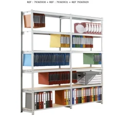 Paperflow Rang'Eco - Rack à étagère pour dossiers suspendus - élément suivant 6 niveaux - 125 x 195 x 37 cm