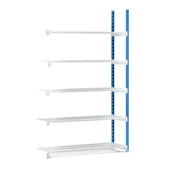 Paperflow Rang'Eco - Rack à étagère - élément suivant 5 niveaux - 100 x 200 x 34 cm