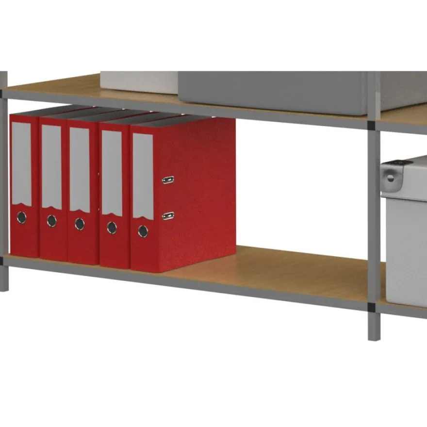 Paperflow Tubeco - Rack à étagère - rayonnage de bureau 6 niveaux - élément de départ - 200 x 100 x 34 cm