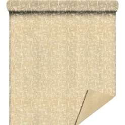 Papier cadeau kraft recyclée lisse Facing blanc - 70 cm x 50 m