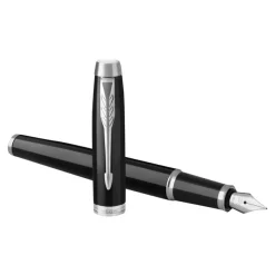 Parker IM - Stylo plume noir CT - pointe moyenne
