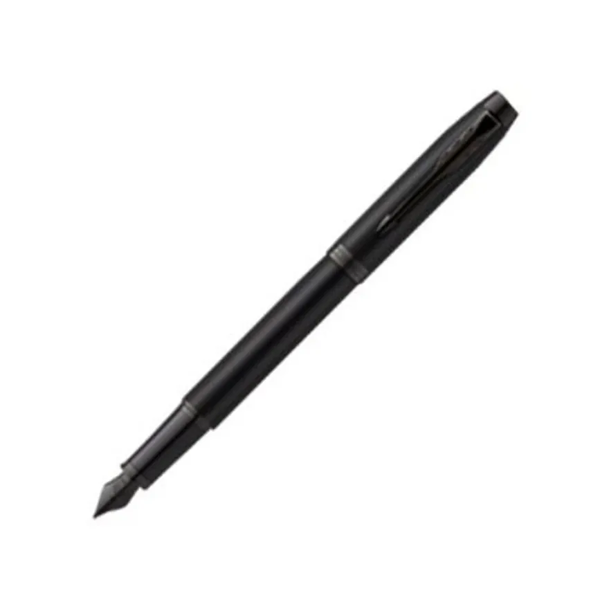 Parker IM Achromatic - Stylo plume noir mat - pointe moyenne
