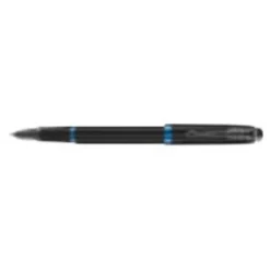 Parker IM Essential Vibrant Rings - Roller noir/bleu - pointe fine