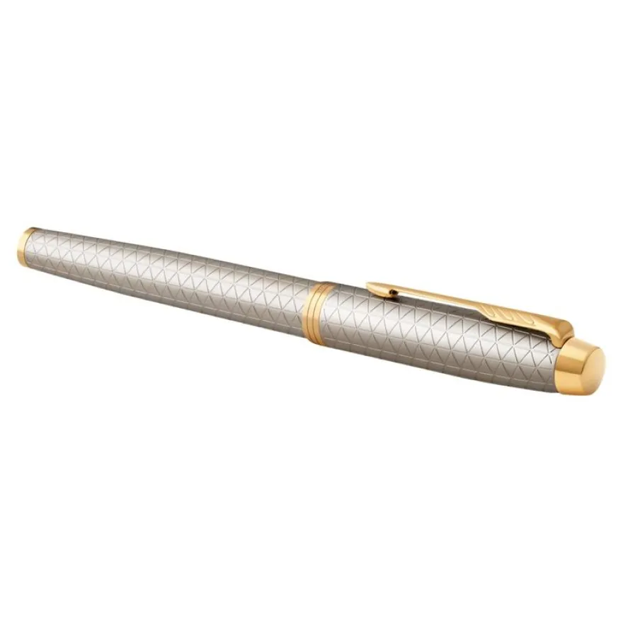 Parker IM Premium - Roller warm grey - pointe 0,7 mm
