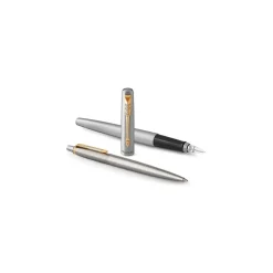Parker Jotter - Coffret stylo plume et stylo à bille doré - pointe moyenne