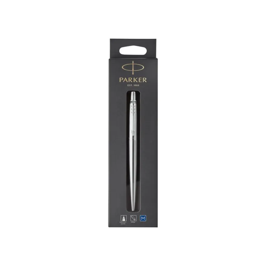 Parker Jotter - Stylo à bille acier - encre bleue