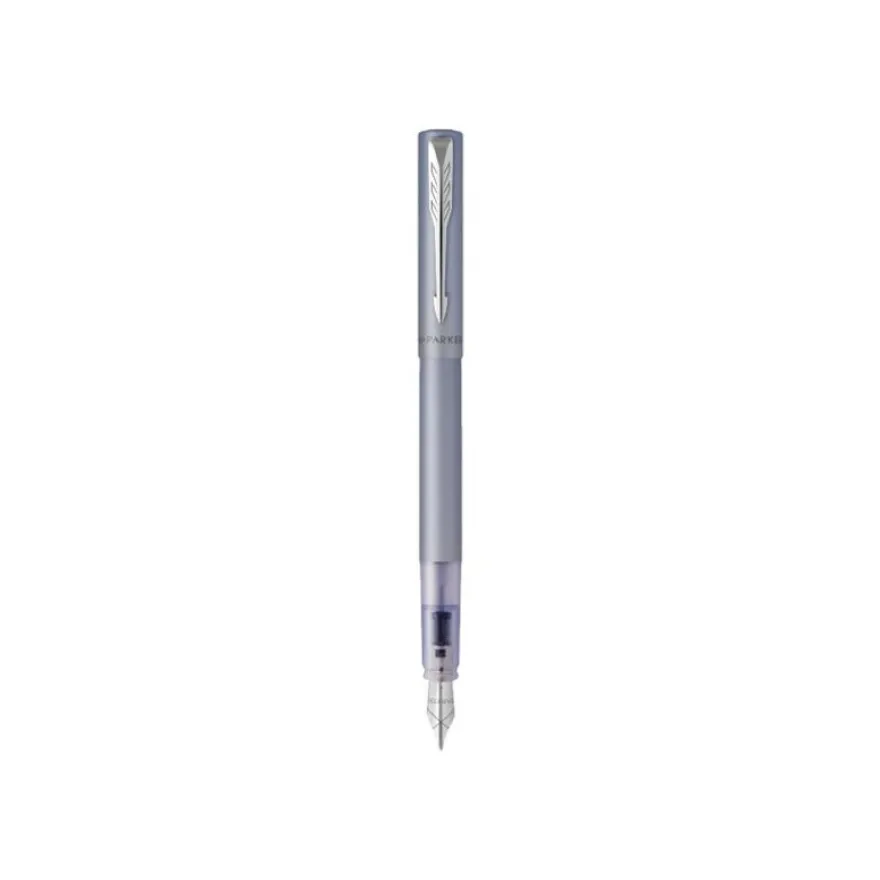 Parker Vector XL - Stylo plume bleu gris - pointe moyenne - bleu