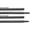 Parure Plume + roller HECHTER PARIS "Silhouette Métallique" coloris gris foncé métallisé