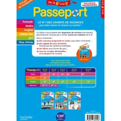 Passeport - Toutes les matières - De la 6e à la 5e - Cahier de vacances