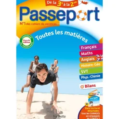 Passeport - Toutes les matières - De la 3e à la 2de - Cahier de vacances