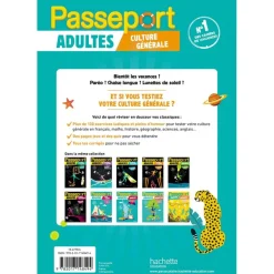 Passeport Adultes - Culture générale - Cahier de vacances