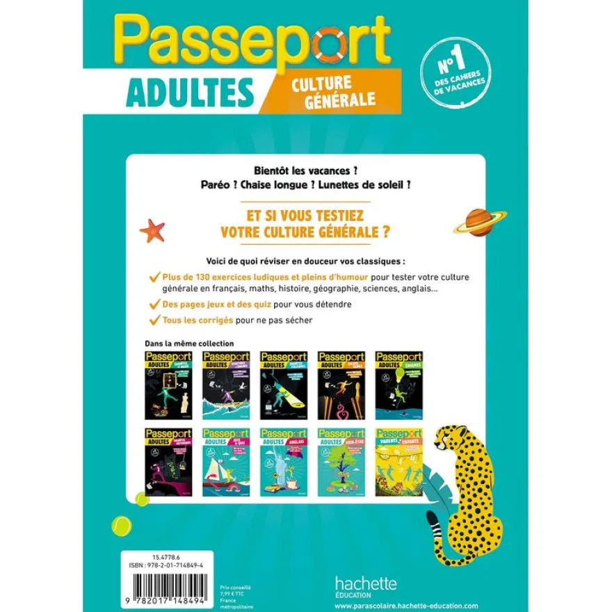 Passeport Adultes - Culture générale - Cahier de vacances
