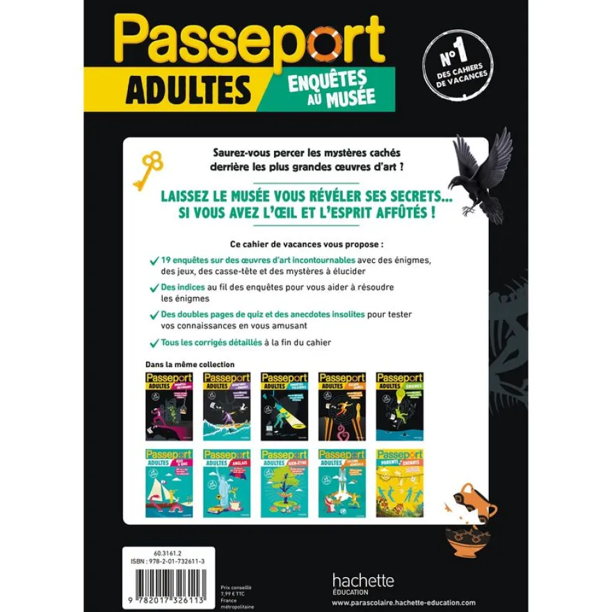 Passeport Adultes - Enquêtes au musée - Cahier de vacances