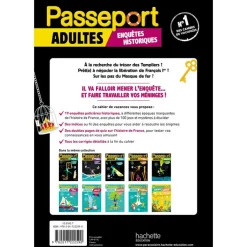 Passeport Adultes - Enquêtes historiques - Cahier de vacances