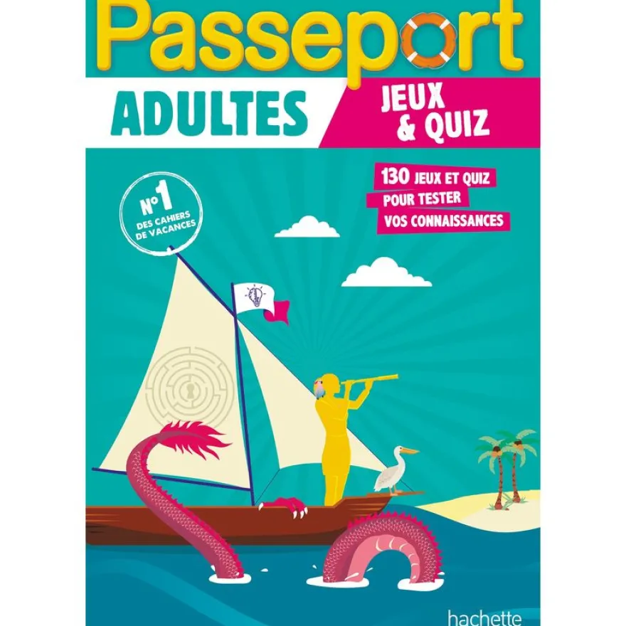 Passeport Adultes - Jeux et quiz - Cahier de vacances