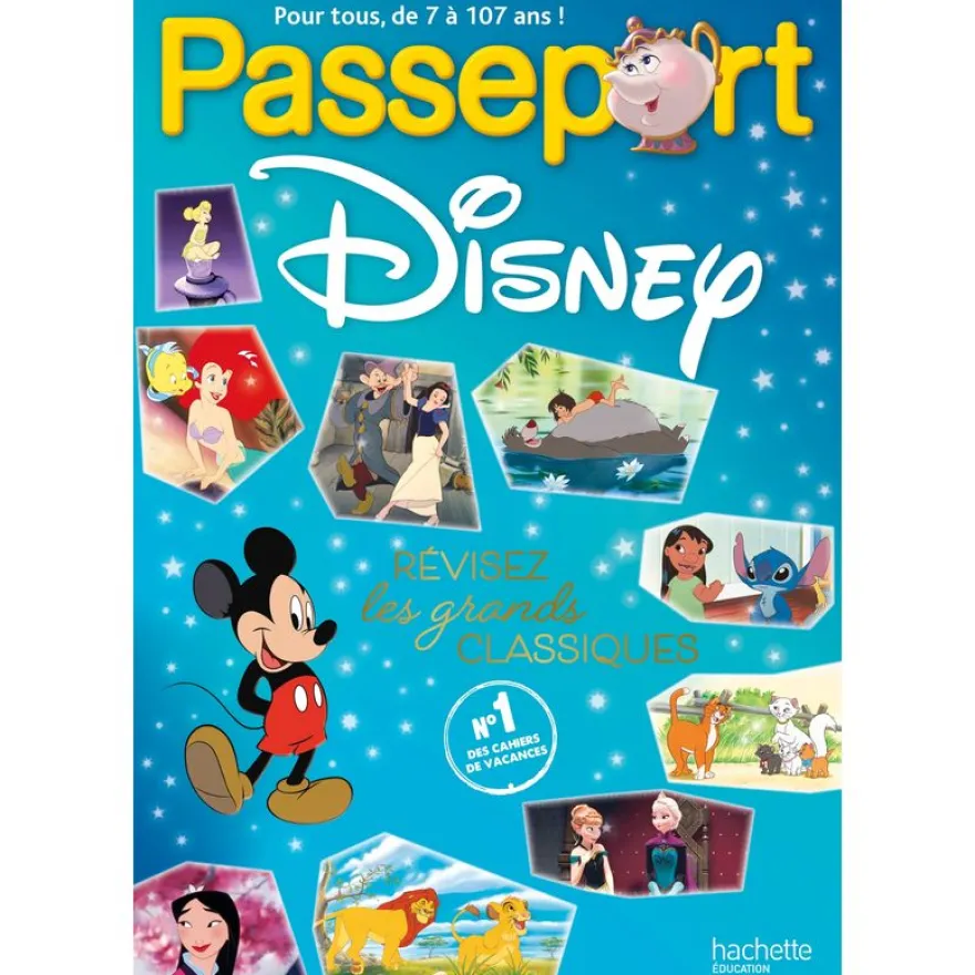 Passeport Disney : révisez les grands classiques ! - Cahier de vacances