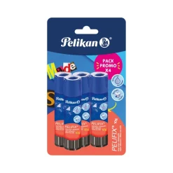 Pelikan – 4 bâtons de colle Pelifix – 10 g – Blister