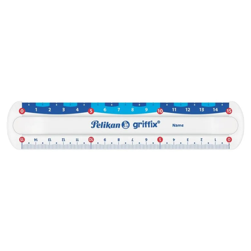 Pelikan Griffix - Règle - 15 cm - incolore - polystyrène