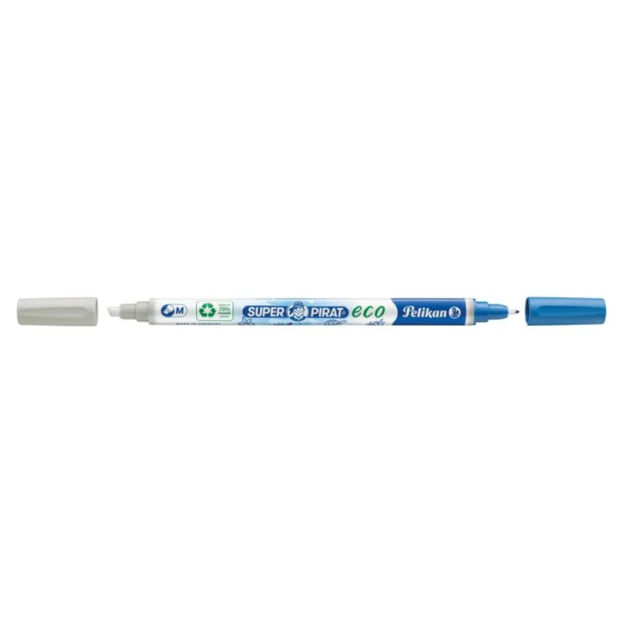 Pelikan Super Pirat Eco - stylo effaceur / de réécriture - bleu