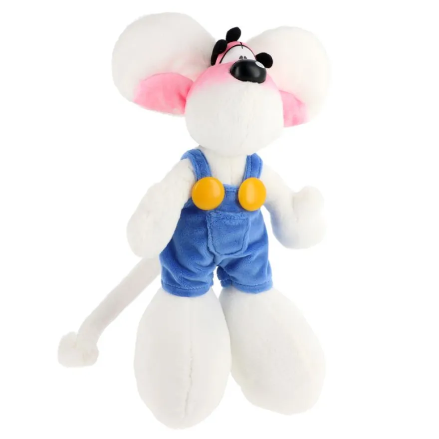 Peluche Diddl en salopette Bleue 30cm