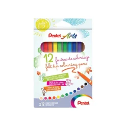 Pentel - 12 Feutres - ultra lavables