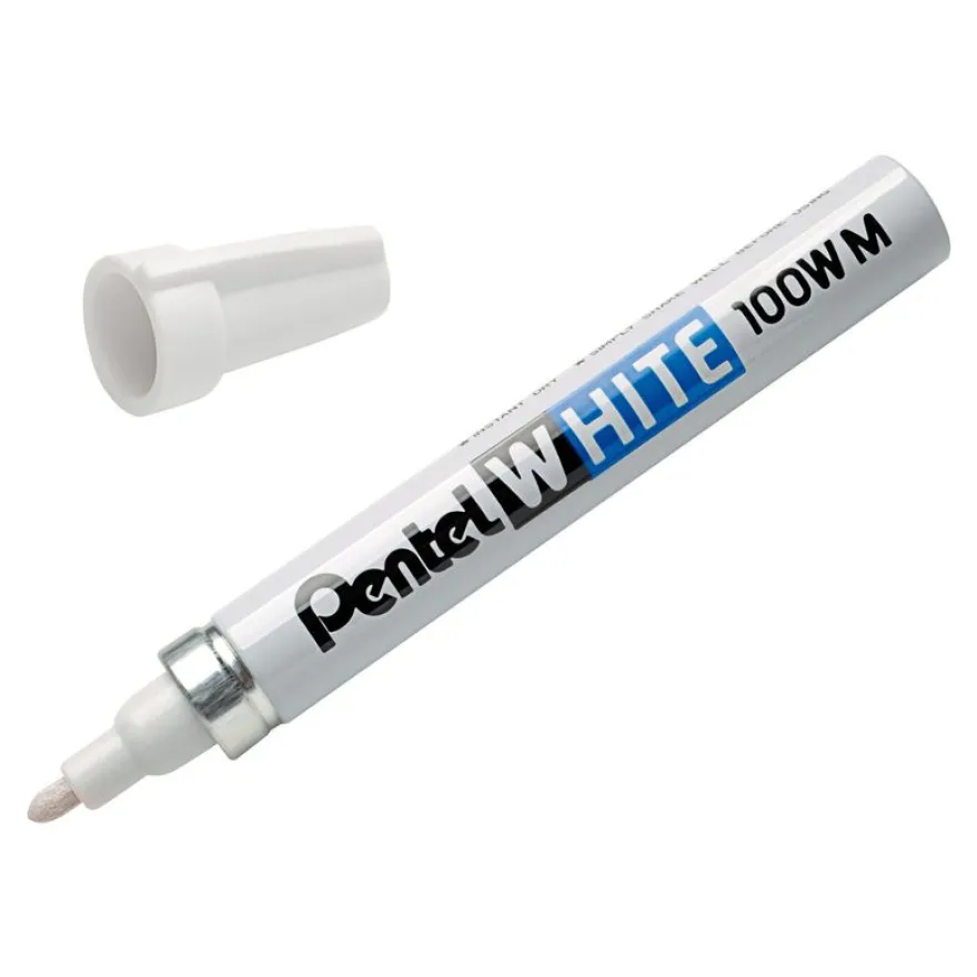 Pentel - Marqueur peinture - pointe moyenne - blanc