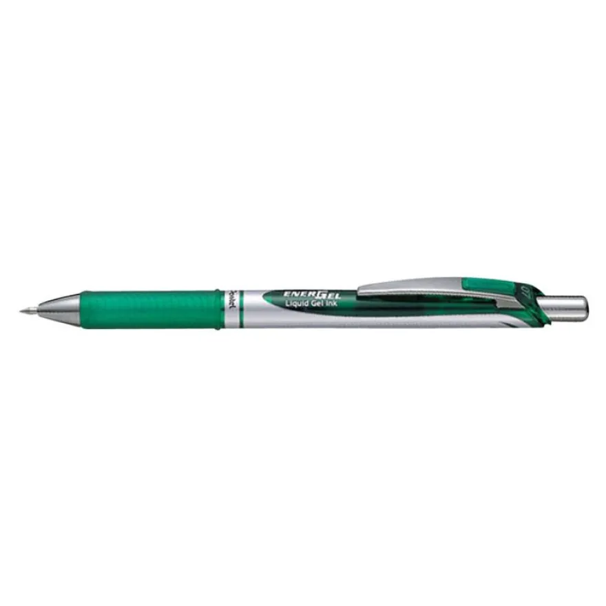 Pentel Energel - Roller rétractable - 0,7 mm - vert