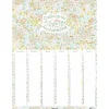 Petites Fleurs - calendrier anniversaires 32 × 42