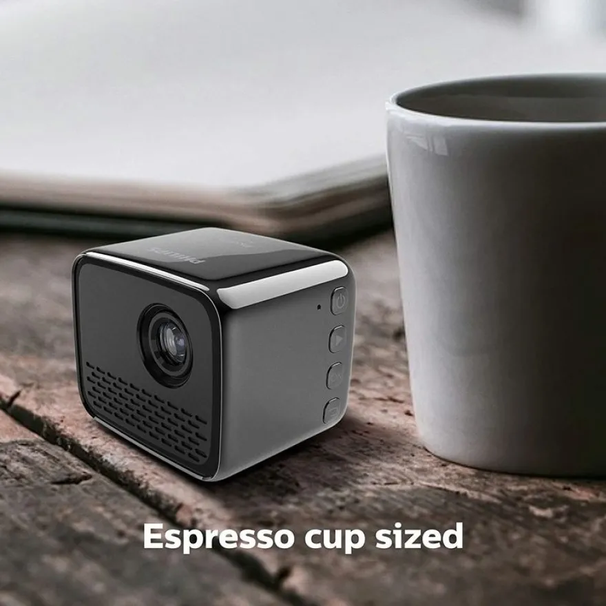 Philips PicoPix Nano - mini vidéo projecteur mobile - 100 lumens - Wifi Mode miroir sans fil