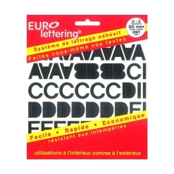 Pickup - Eurolettering Helvetica 20mm lettres noir