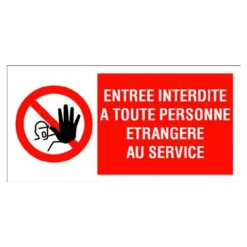 Pickup - Panneau - 300 x 150 mm - entrée interdite 2