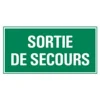 Pickup - Panneau de signalisation - 300 x 150 mm - Sortie de secours