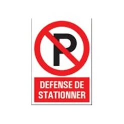 Pickup - Panneau Défense de stationner - 230 x 330 mm