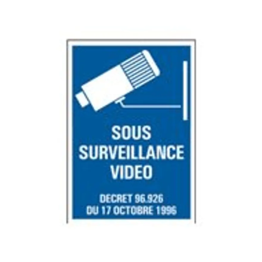 Pickup - Panneau Sous surveillance - 230 x 330 mm