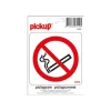 Pickup - Pictogramme - Défense de fumer + décret - 100 x 100 mm