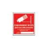 Pickup - Pictogramme - Site sous vidéoprotection - 150 x 150 mm