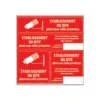 Pickup - Pictogramme - Site sous vidéoprotection - 4 autocollants 15 x 15 cm