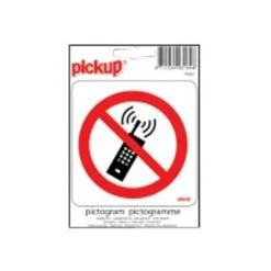 Pickup - Pictogramme - Utilisation des téléphones portables interdite - 100 x 100 mm