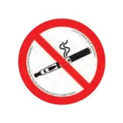 Pickup - Pictogramme rond - Interdiction de vapoter - 150 mm