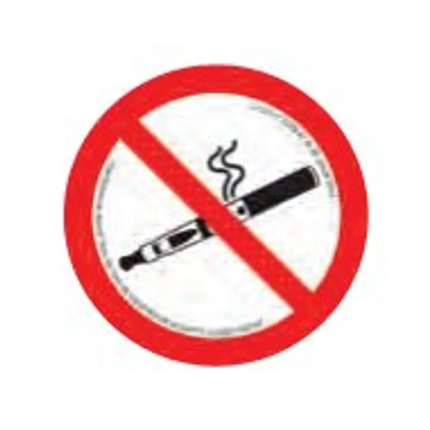 Pickup - Pictogramme rond - Interdiction de vapoter - 150 mm