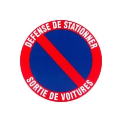 Pickup - Pictogramme rond - Défense de stationner / sortie de voitures - 180 mm