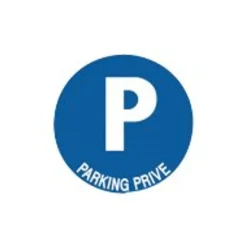 Pickup - Pictogramme rond - Parking privé - 300 mm
