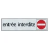 Pickup - Plaque de signalisation - 165 x 44 mm - entrée interdite