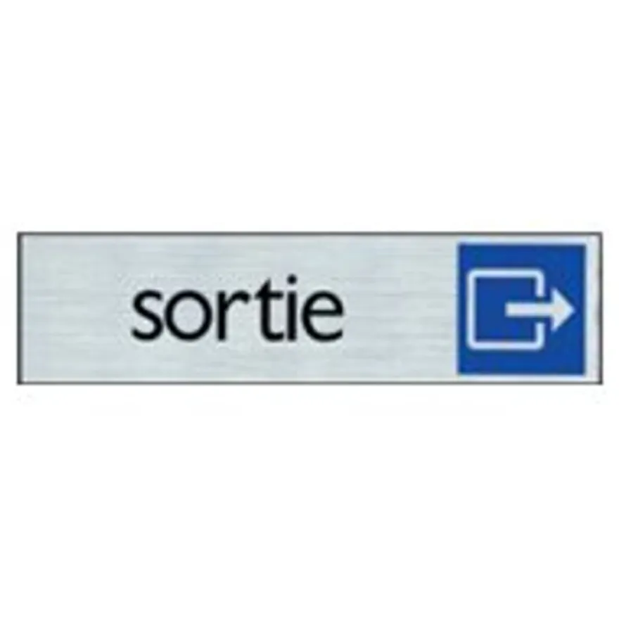 Pickup - Plaque de signalisation - 165 x 44 mm - sortie