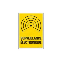 Pickup - Plaque de signalisation - 230 x 330 mm - surveillance électronique