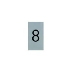 Pickup - Plaque de signalisation - 25 x 44 mm - autocollant - chiffre 8