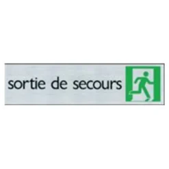 Pickup - Plaque de signalisation - 165 x 44 mm - sortie de secours