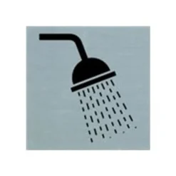 Pickup - Plaque de signalisation - 80 x 80 mm - autocollant - douche