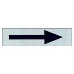 Pickup - Plaque de signalisation - 165 x 44 mm - autocollant - flèche de direction