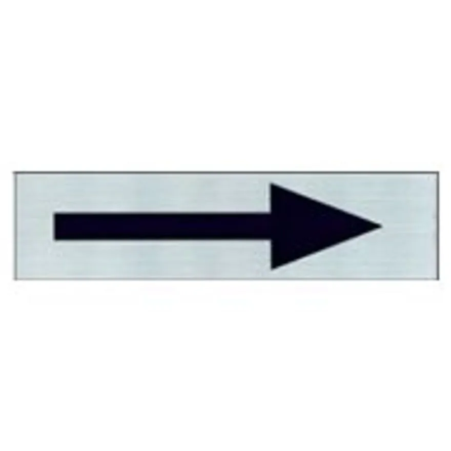 Pickup - Plaque de signalisation - 165 x 44 mm - autocollant - flèche de direction